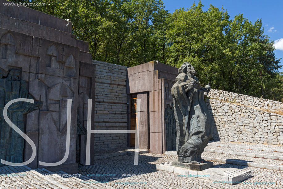 SAMUEL FORTRESS, BULGARIA- SEPTEMBER 6, 2017: Fortress of Bulgarian Tsar Samuel near village of Kliuch, Blagoevgrad region, Bulgaria